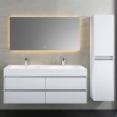 StoneArt Set Mailand ML-1400 weiß glänzend 140x48