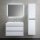 StoneArt Set Mailand ML-0800 weiß glänzend 80x48