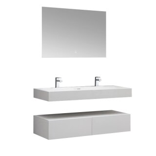 StoneArt Set LP4512-1 weiß 120x48cm matt