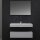 StoneArt Set LP4510 weiß 100x48cm glänzend