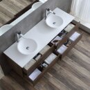 StoneArt Set Brugge BU-1601pro-4 weiß 160x50