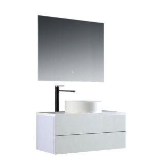 StoneArt Set Brugge BU-1001pro-6 weiß 100x50