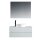 StoneArt Set Brugge BU-1001pro-6 weiß 100x50