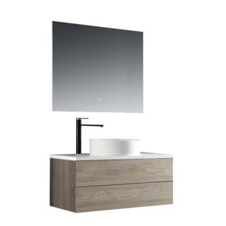 StoneArt Set Brugge BU-1001pro-6 Eiche hell 100x50