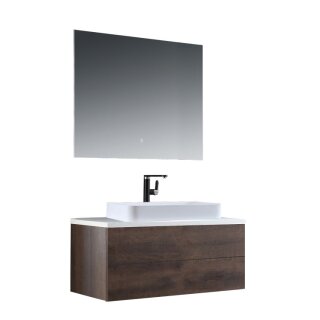 StoneArt Set Brugge BU-1001pro-5 Eiche dunkel 100x50