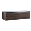 StoneArt Milano ME-1600pro Eiche dunkel 160x45