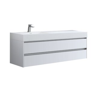 StoneArt Mailand ML-1600 weiß matt 160x48 links