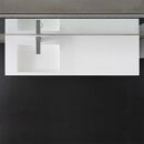 StoneArt Mailand ML-1600 weiß matt 160x48 links