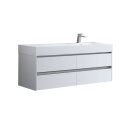 StoneArt Mailand ML-1400 weiß glänzend 140x48...