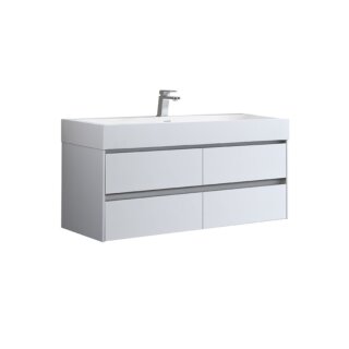 StoneArt Mailand ML-1200 weiß matt 120x48