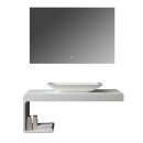 StoneArt Set LQ610-18 links weiß 100x40cm mat