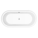 Freistehende Badewanne repaBAD Livorno 155/75 oval F