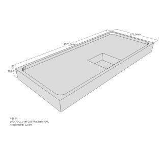 Schröder Duschwannenträger für Flat New E 160x70