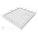 Schröder Duschwannenträger für Flat E 100x90