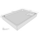 Schröder Duschwannenträger für Tia E 110x80