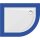 Schröder Viertelkreisduschwanne Sito R 80x100x2,5 cm R 55