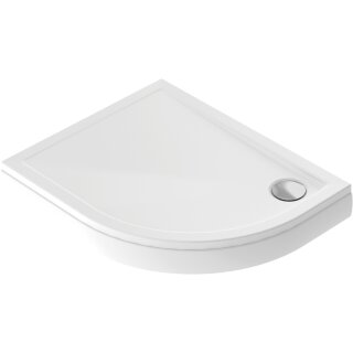 Schröder Viertelkreisduschwanne Sito R 80x100x2,5 cm R 55
