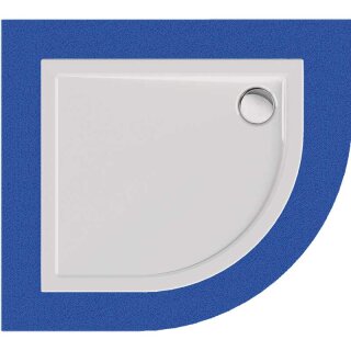 Schröder Viertelkreisduschwanne Sito R 80x90x2,5 cm R 55