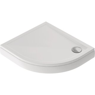 Schröder Viertelkreisduschwanne Sito R 80x90x2,5 cm R 55