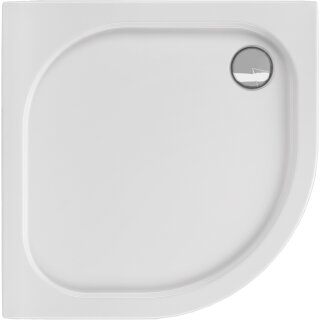Schröder Viertelkreisduschwanne Ravenna R 80x80x3,5 R 50 cm