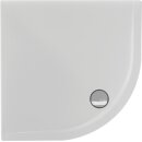 Schröder Viertelkreisduschwanne Adria R 90x90x2,5 cm...