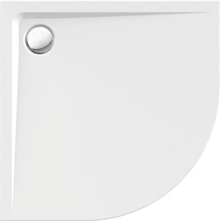 Schröder Viertelkreisduschwanne Arenal R 80x80x2,5 cm R 50