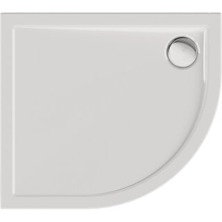 Schröder Viertelkreisduschwanne Sito R 80x90x2,5 cm R 55