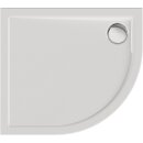 Schröder Viertelkreisduschwanne Sito R 80x90x2,5 cm...