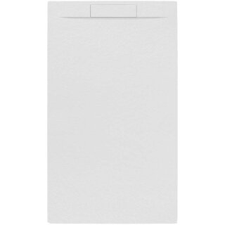 Schröder Rechteckduschwanne Slatestone Cover E 120x80 cm weiß