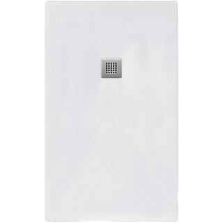 Schröder Rechteckduschwanne Slatestone L E 120x120 cm weiß