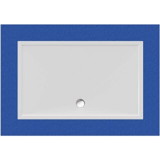 Schröder Viereckduschwanne Deepstone E 160x100x2 cm weiß