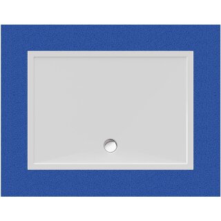 Schröder Viereckduschwanne Deepstone E 140x100x2 cm weiß