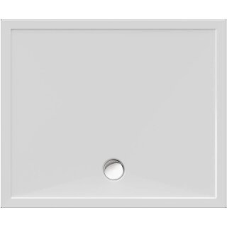 Schröder Viereckduschwanne Deepstone E 120x100x2 cm weiß