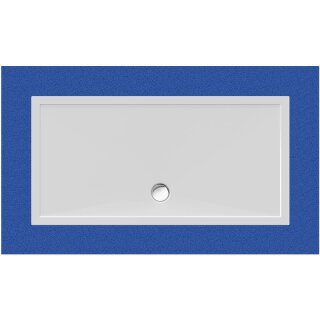 Schröder Viereckduschwanne Deepstone E 160x80x2 cm weiß