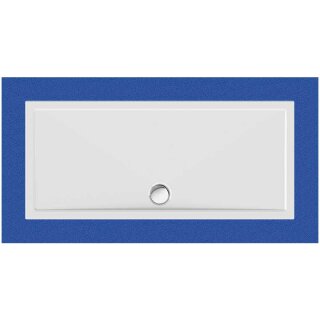 Schröder Viereckduschwanne Sito E 170x75x2,5 cm weiß