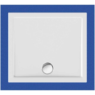 Schröder Viereckduschwanne Sito E 100x90x2,5 cm weiß