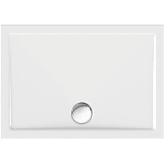 Schröder Rechteckduschwanne Sito E 100x70x2,5 cm weiß