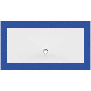 Schröder Viereckduschwanne Flat New E 170x75x2,5 cm weiß