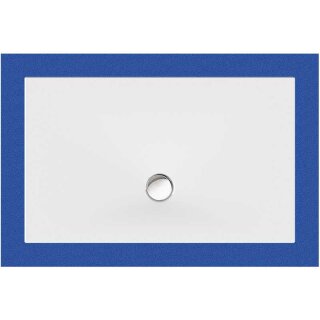 Schröder Rechteckduschwanne Flat New E 130x80x2 cm weiß