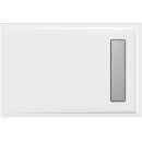 Schröder Rechteckduschwanne Lyon E 120x80x2,5 cm weiß