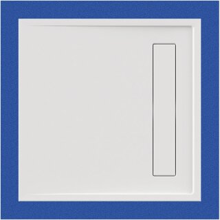 Schröder Rechteckduschwanne Lyon E 100x100x2,5 cm weiß