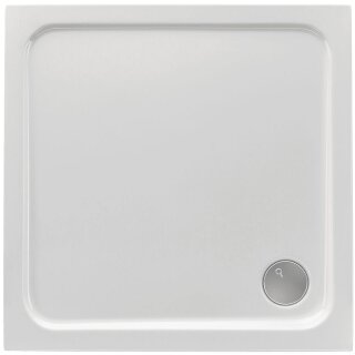 Schröder Viereckduschwanne Tia E 80x80x3 cm weiß