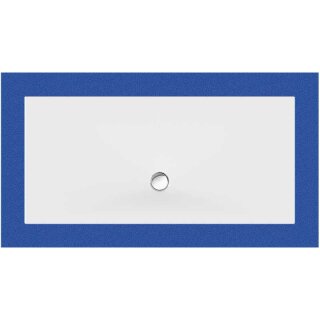 Schröder Viereckduschwanne Flat New E 190x90x3 cm weiß
