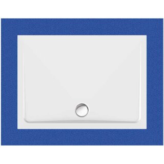 Schröder Viereckduschwanne Arenal E 110x80x2,5 cm weiß