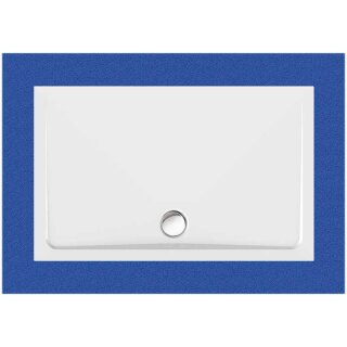 Schröder Viereckduschwanne Arenal E 120x75x2,5 cm weiß