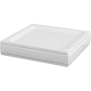 Schröder Viereckduschwanne Tino E 90x90x6,5 cm weiß