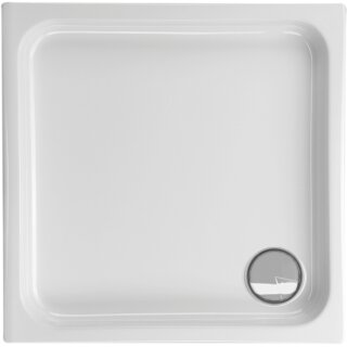 Schröder Viereckduschwanne Tino E 80x80x6,5 cm weiß