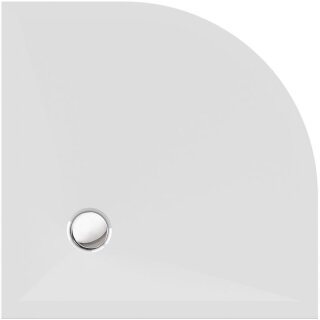 Schröder Viereckduschwanne Stoneflat New R 90x90x2 cm weiß