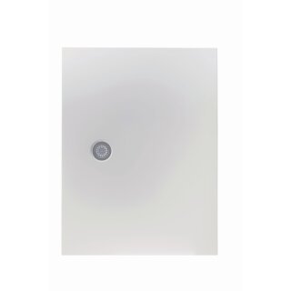 Schröder Viereckduschwanne Stoneflat E 90x80x1,5 cm weiß