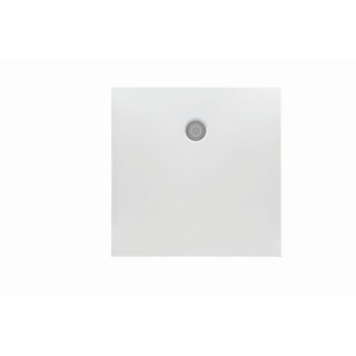 Schröder Viereckduschwanne Stoneflat E 100x100x1,5 cm weiß